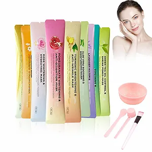 Маска для лица желеобразная в порошке с аксессуарами для ухода за лицом - Фото 1