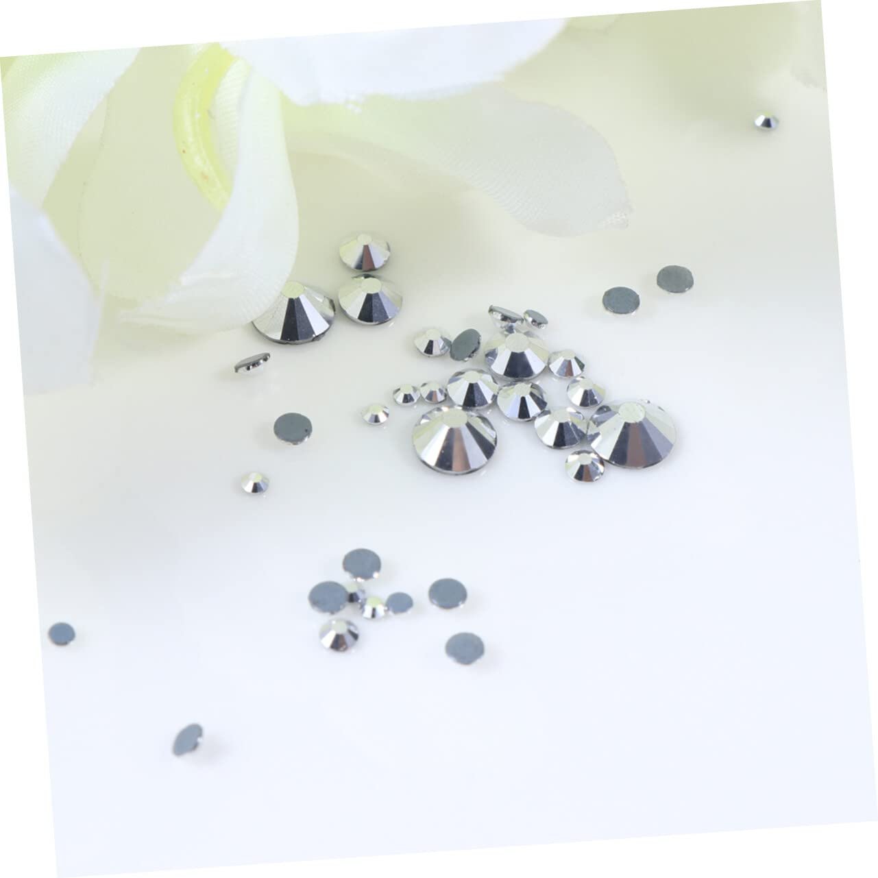 Стразы Плоские COHEALI 1000 шт./набор, Стразы для ногтей, Бриллианты, AB, 3D, фото №4