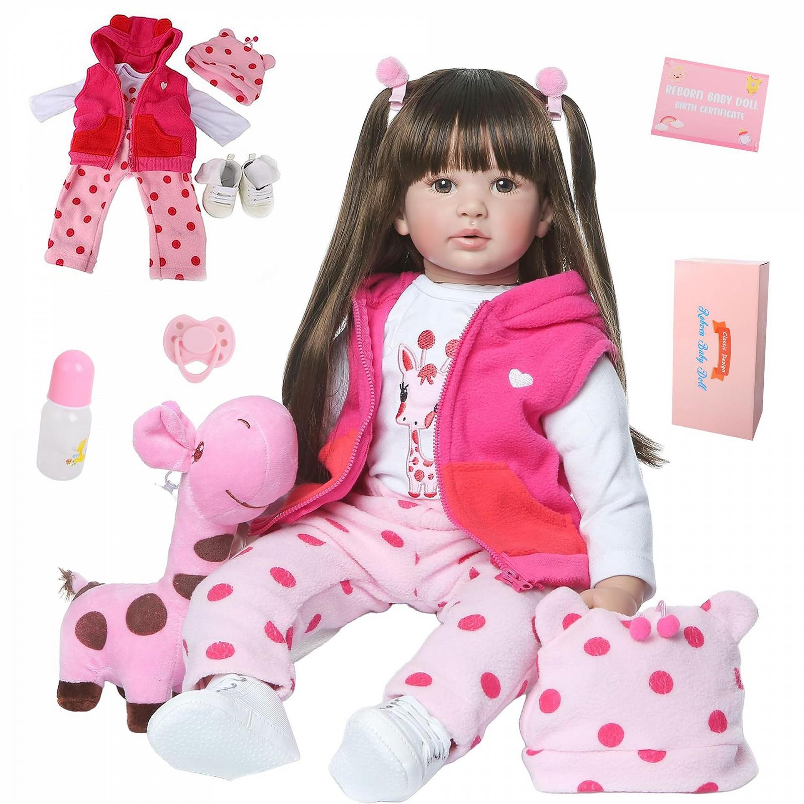 Кукла Tudofttg Reborn, 60 см, реалистичная, мягкий силикон, девочка, фото №1 Кукла Tudofttg Reborn, 60 см, реалистичная, мягкий силикон, девочка, фото №1