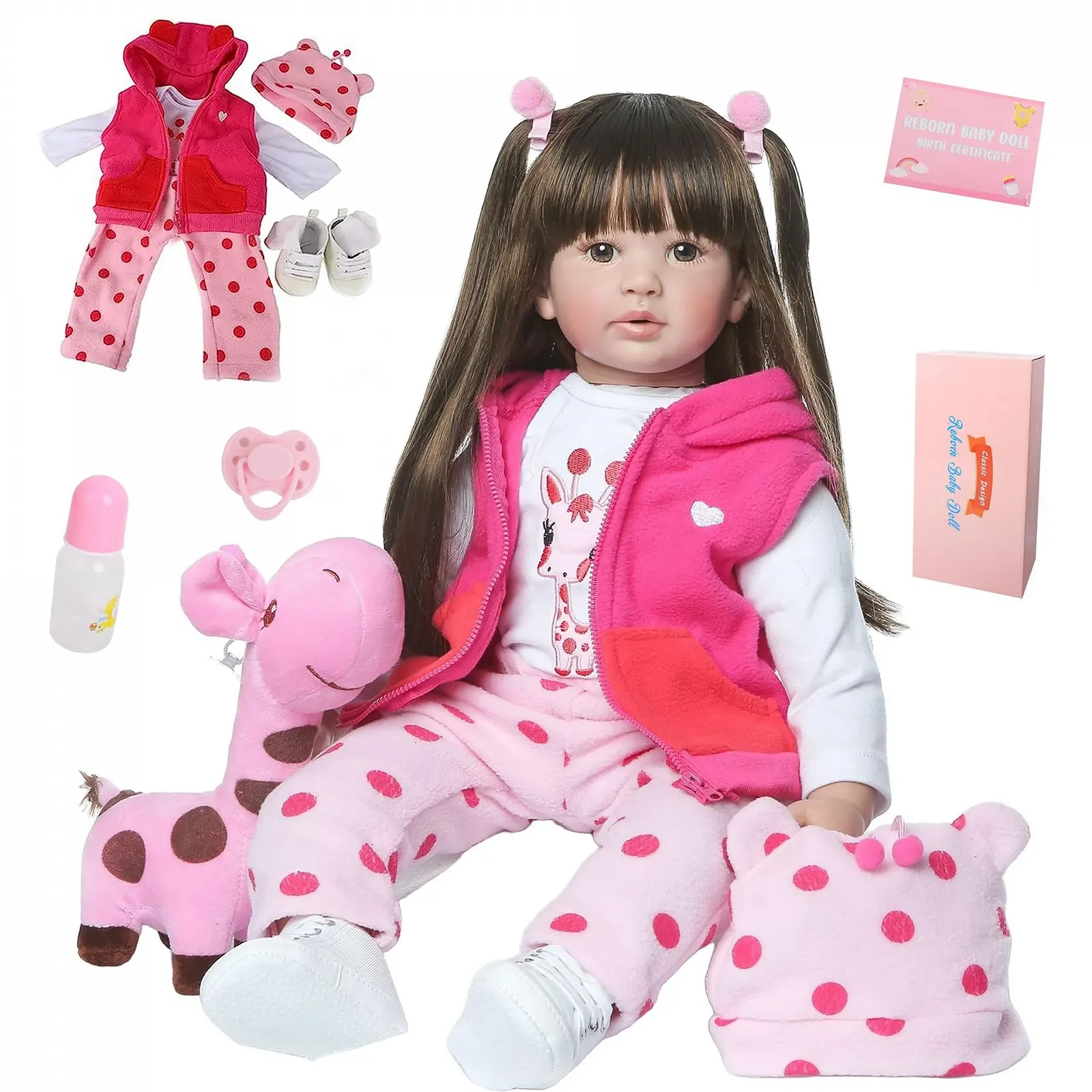 Лялька Tudofttg Reborn, 60 см, реалістична, м'який силікон, дівчинка, фото №1 Лялька Tudofttg Reborn, 60 см, реалістична, м'який силікон, дівчинка, фото №1