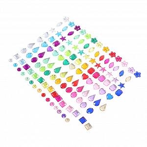 Набор акриловых DIY аксессуаров Alien, наклейки-драгоценности, стразы для ногтей, сердце, украшение для книг, скрапбук, плоские стразы, акриловые плоские разноцветные - Фото 1