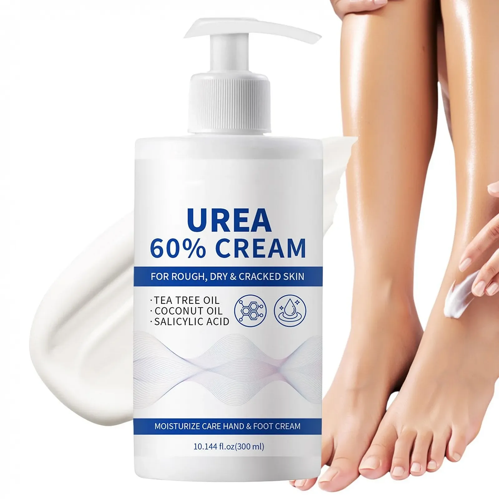 Восстанавливающий крем для рук и ног с мочевиной 60% 300 мл против мозолей и сухости, фото №1