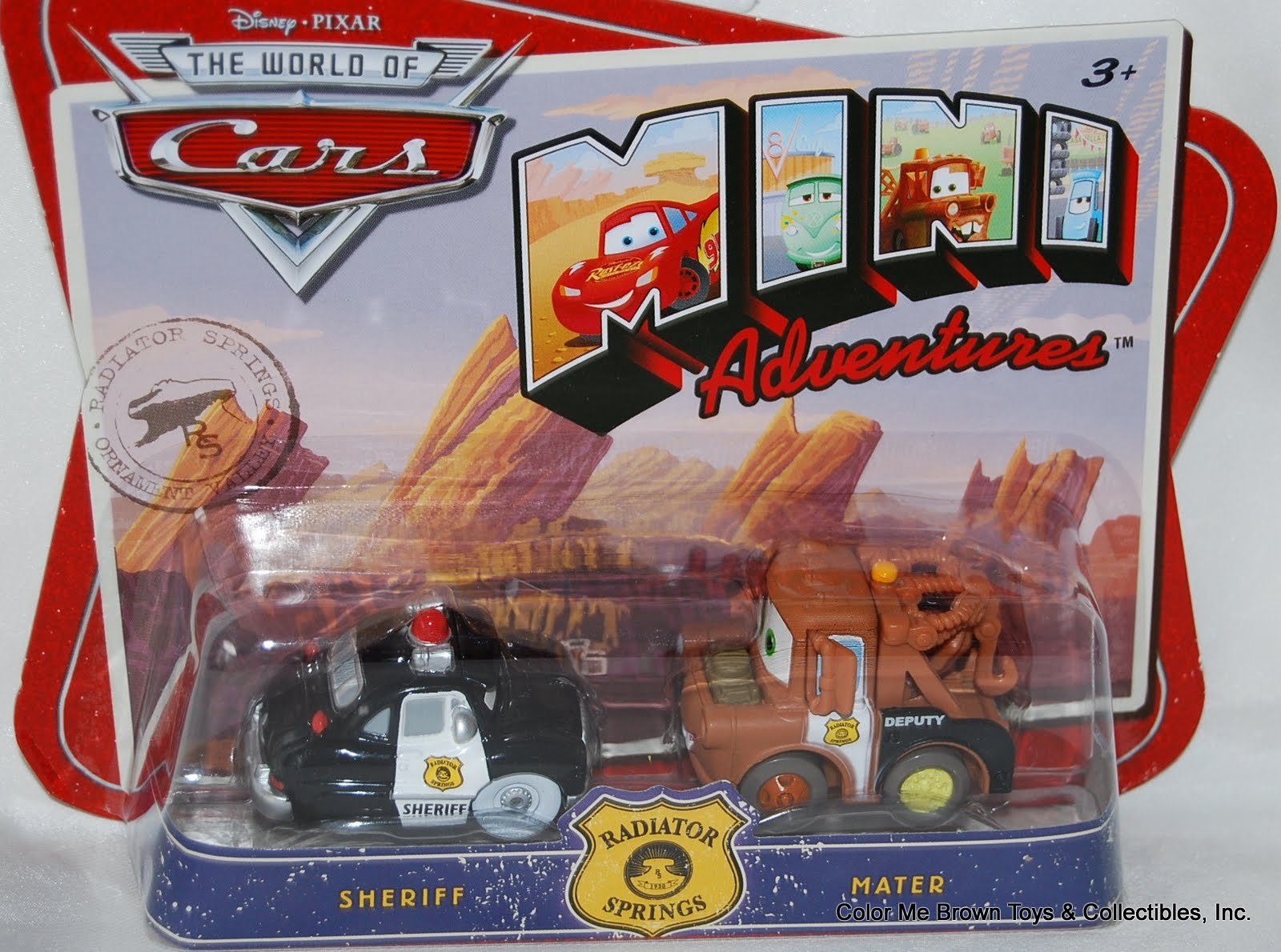 Машинка Mattel Cars Original Sheriff Mater Новий декор, фото №1