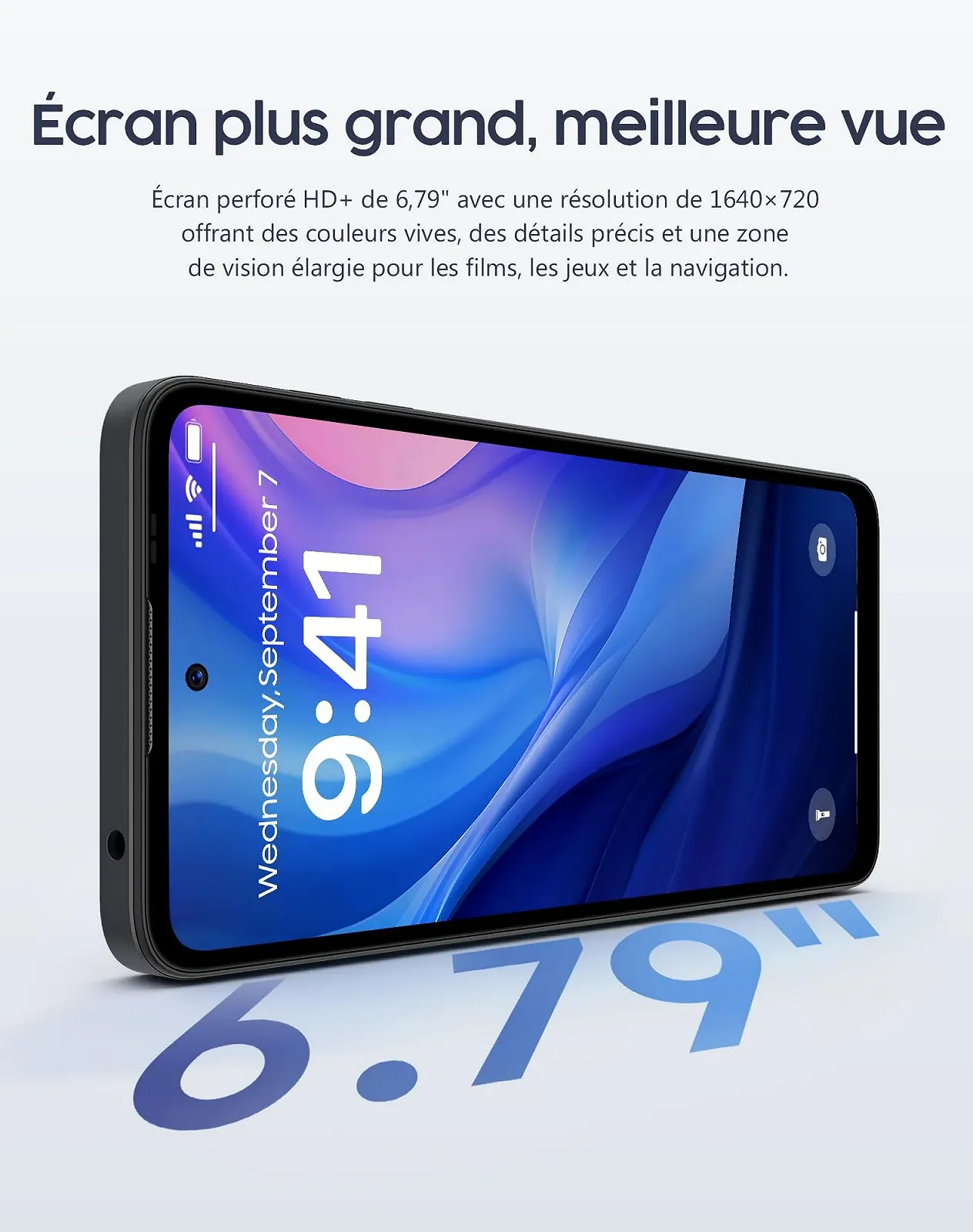 Смартфон invens Ultra 13P 16GB RAM 128GB 4G Dual SIM 6.79" HD+ 5000mAh 64MP+16MP Green, фото №3 Смартфон invens Ultra 13P 16GB RAM 128GB 4G Dual SIM 6.79" HD+ 5000mAh 64MP+16MP Green, фото №3