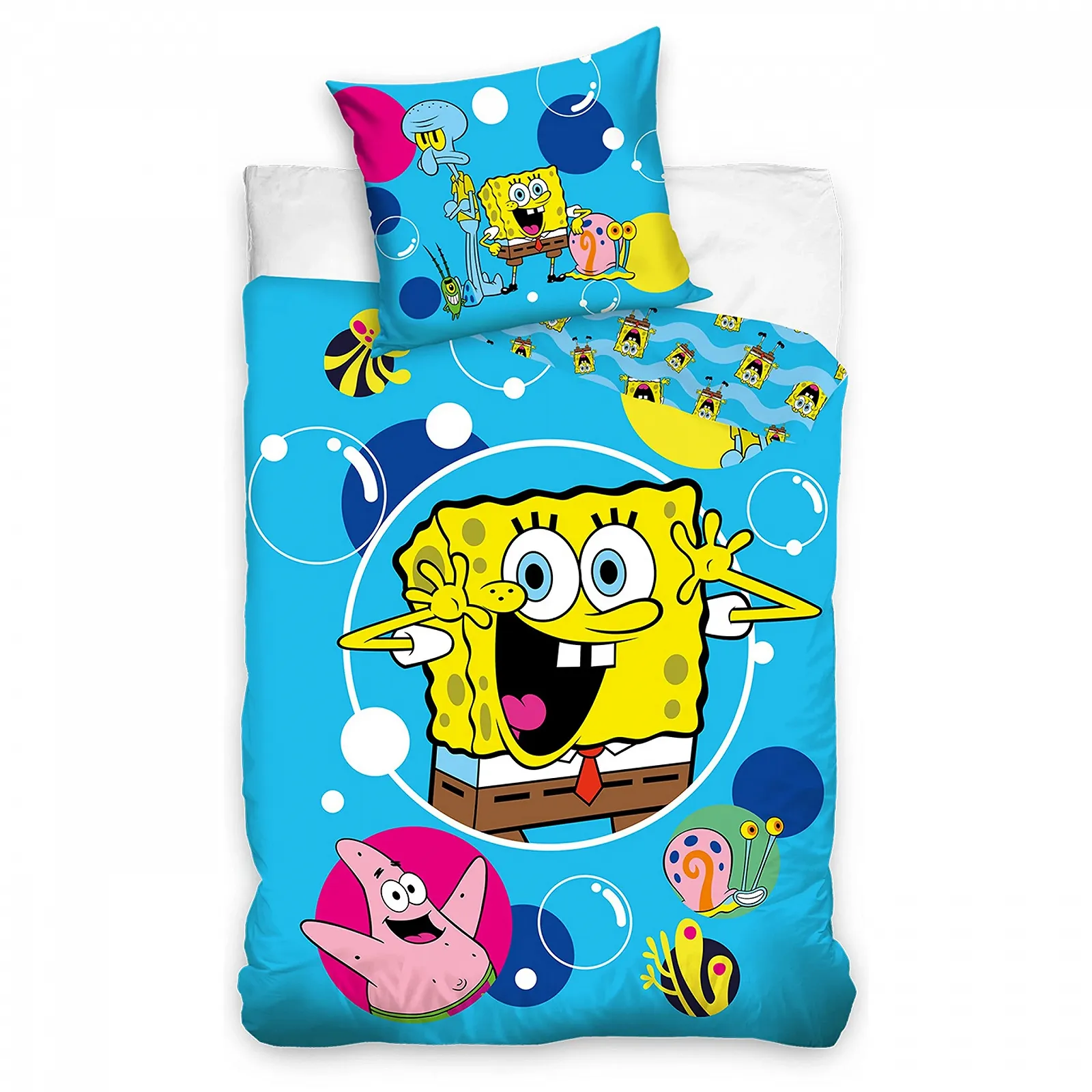 Постельное белье детское MTOnlinehandel Squarepants хлопок 135 x 200 см Разноцветный, фото №1