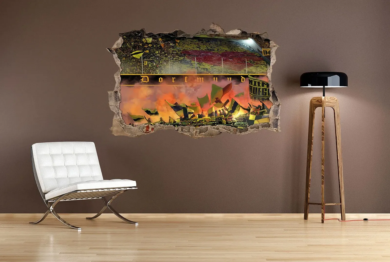 Наклейка на стену Heart of Dortmund 3D 92 x 62 см, фото №2 Наклейка на стену Heart of Dortmund 3D 92 x 62 см, фото №2