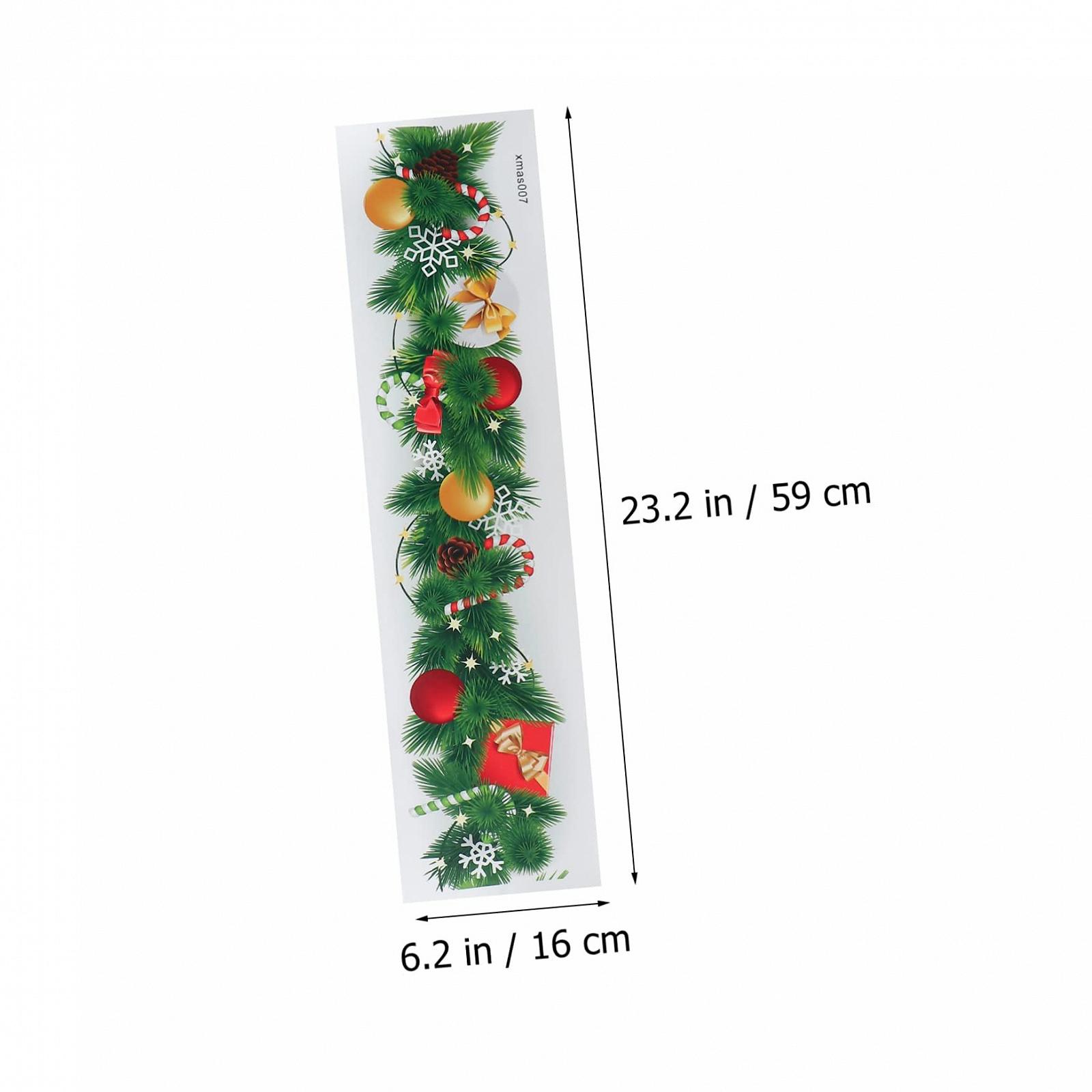 Наклейки на стену HOMSFOU Рождественские декоративные самоклеящиеся 2 шт., фото №4