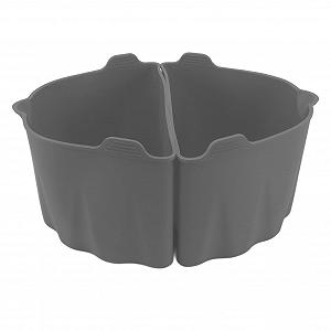 Силиконовая вставка Syrisora 2 штуки для мультиварки 6-7 QT серая - Фото 1