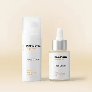 Набір для догляду за обличчям InnovaGoods Reis: 1 x Зволожуюча сироватка для обличчя, 1 x Зволожуючий крем для обличчя synthetic.ua - Фото 1