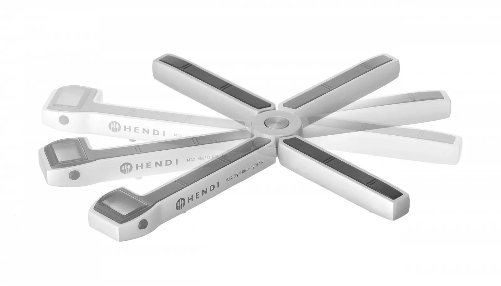 Кухонні ваги Hendi Foldable 5 кг ABS Метал, фото №5 Кухонні ваги Hendi Foldable 5 кг ABS Метал, фото №5