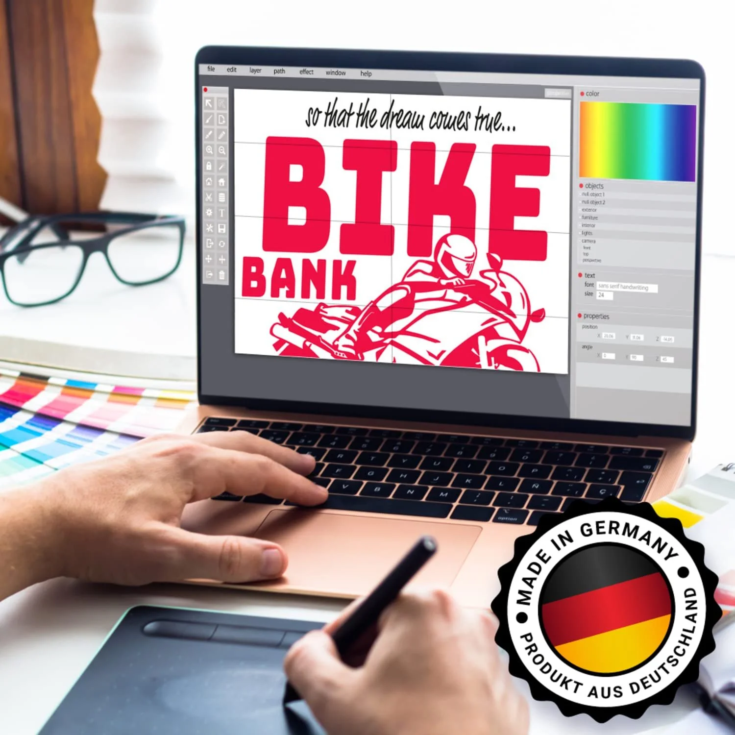 Скарбничка Мотоцикл Червона для байкерів, фото №5