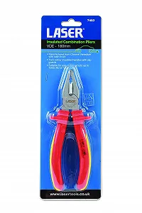 Плоскогубцы комбинированные Laser 7483 изолированные synthetic.ua - Фото 1
