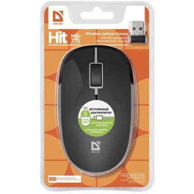 Компьютерная мышь Defender Hit MB-775 Black 52775, фото №2