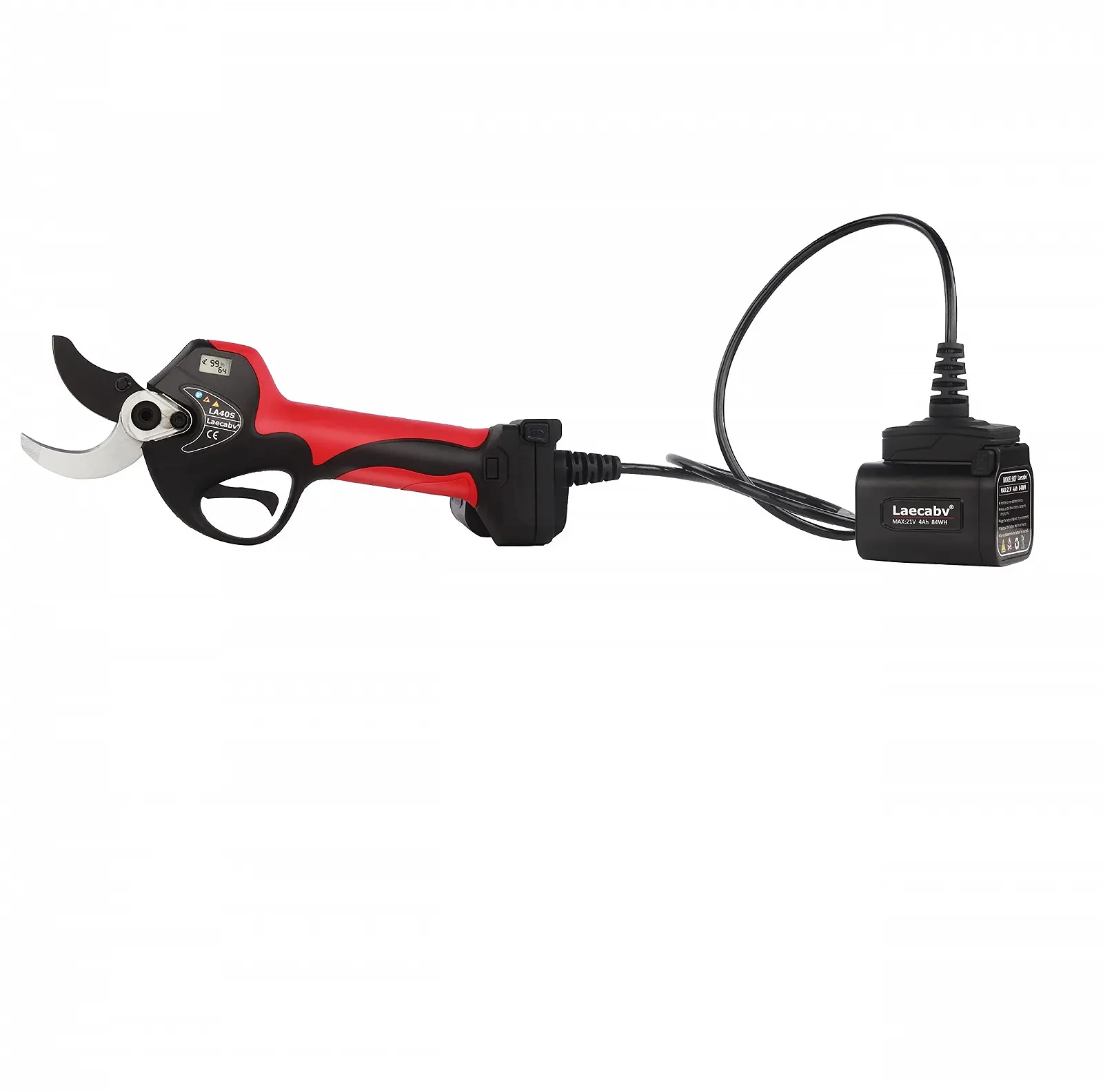 Секатор акумуляторний Laecabv LA40S 40 мм, фото №5