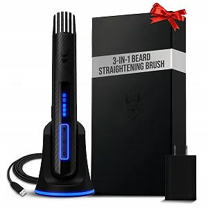 Купити Термощітка-випрямляч для бороди The Beard Struggle Carbon X Бездротова Акумуляторна 3 режими нагріву - Фото 1 Термощітка-випрямляч для бороди The Beard Struggle Carbon X Бездротова Акумуляторна 3 режими нагріву - Фото 1