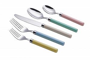 Набор столовых приборов Exzact 20 предметов из нержавеющей стали разных цветов цена на synthetic.ua - Фото 1 Набор столовых приборов Exzact 20 предметов из нержавеющей стали разных цветов synthetic.ua - Фото 1