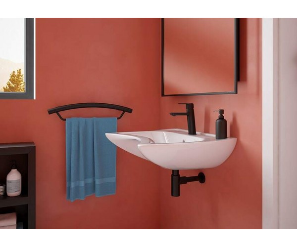 Deante Змішувач для раковини Arnika довж виливу 118мм неповоротний 1 важіль чорний, фото №7 Deante Змішувач для раковини Arnika довж виливу 118мм неповоротний 1 важіль чорний, фото №7