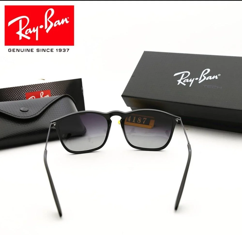 Жіночі сонцезахисні окуляри Ray Ban чорні квадратні, фото №3 Жіночі сонцезахисні окуляри Ray Ban чорні квадратні, фото №3