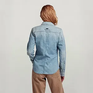 Жіноча сорочка G-Star - 70's Slim Denim Shirt Світло-синя - S ціна на synthetic.ua - Фото 1 Жіноча сорочка G-Star - 70's Slim Denim Shirt Світло-синя - S synthetic.ua - Фото 1