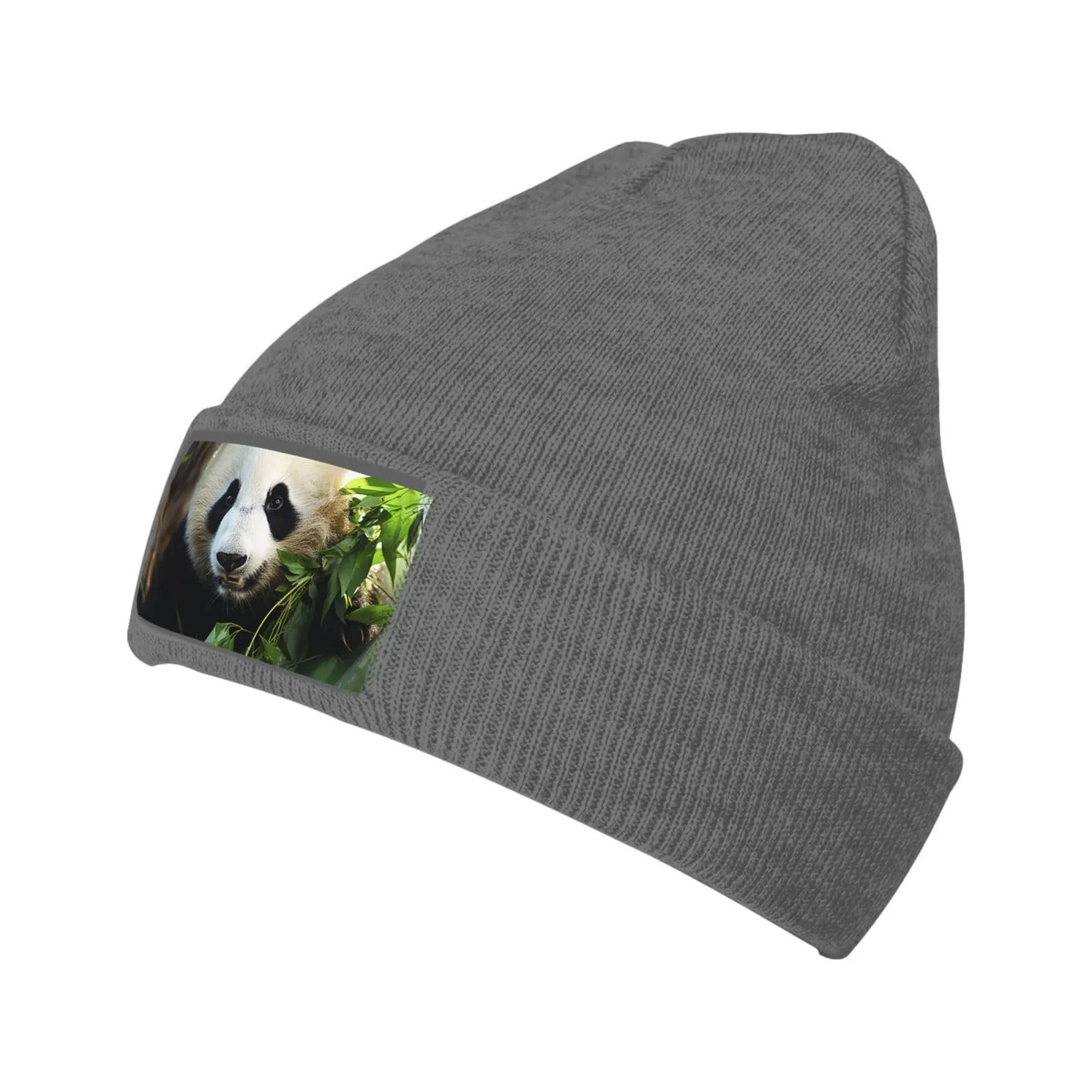 Шапка-біні Panda для жінок, зимова тепла в'язана, фото №1