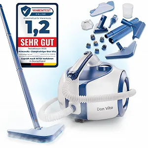 Пароочисник Primavella (Don Vito) 3.5 бар 16 аксесуарів для швів та дивану - Фото 1