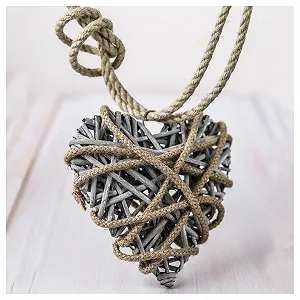 Набір скляних картин levandeo Heart Vintage Shabby Chic Country House Style 30 x 30 см 2 шт. synthetic.ua - Фото 1