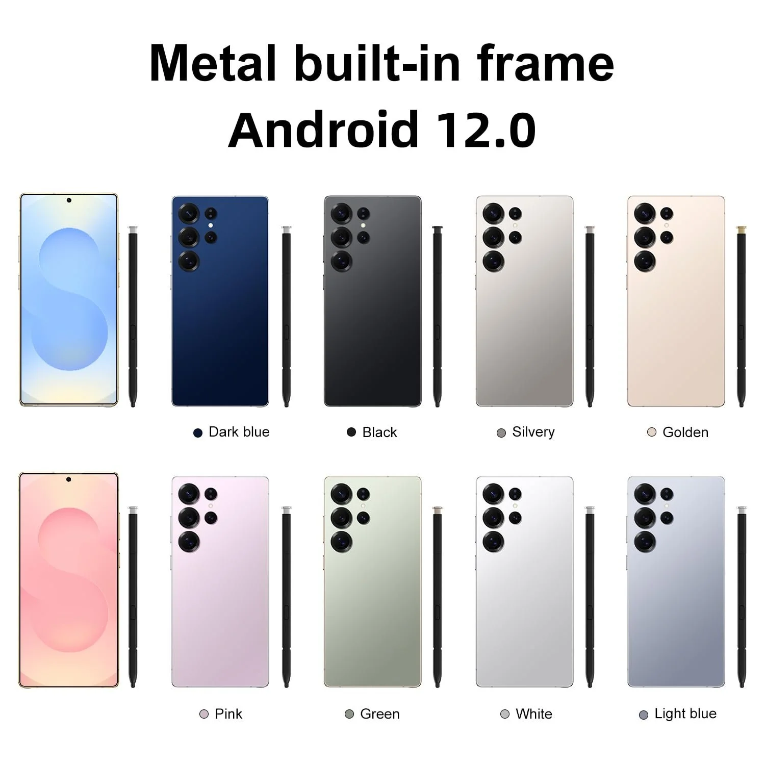 Смартфон 4G LTE 6.75 дюйма 4GB RAM 64GB ROM 5MP + 16MP Dual SIM Green, фото №4