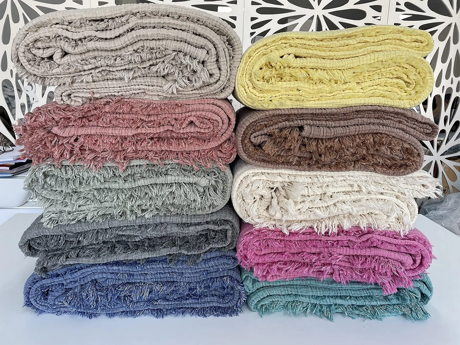 Муслінове покривало BONPERLA 100% бавовна 4 шари Коричневий (Стандартні наволочки 50x70 см), фото №8 Муслінове покривало BONPERLA 100% бавовна 4 шари Коричневий (Стандартні наволочки 50x70 см), фото №8