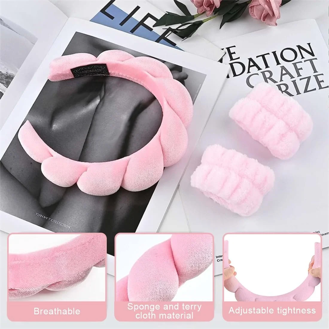 Обруч на голову Spa Bowknot Жіноча, фото №2 Обруч на голову Spa Bowknot Жіноча, фото №2