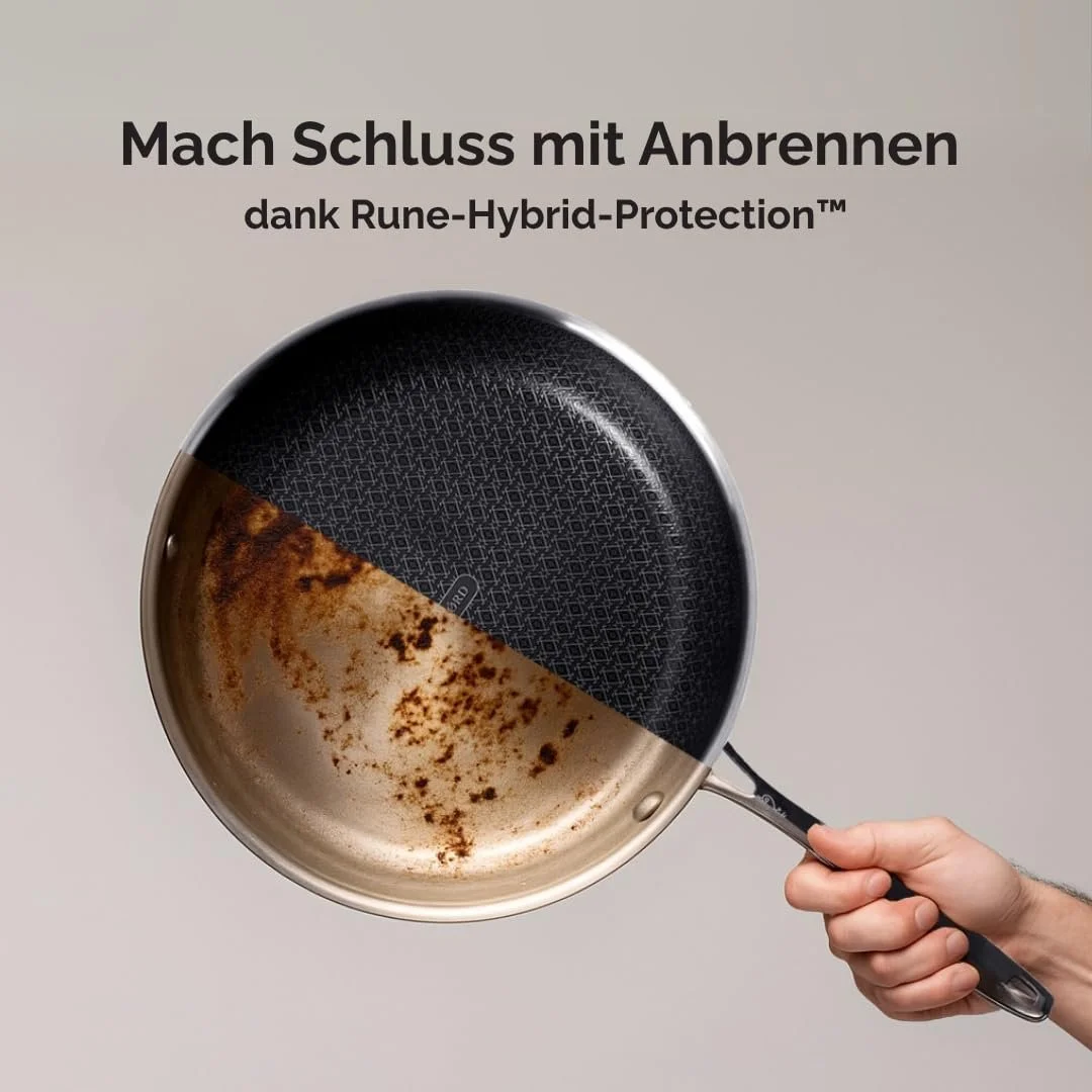 Сковорода NYORD Нержавеющая сталь Антипригарная, фото №3