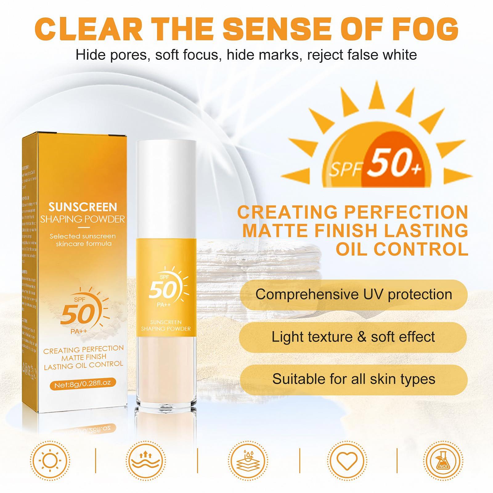 Пудра Allony Сонцезахисна Фіксуюча 2 Шт. Мінеральна Сонцезахисна Пудра SPF 50, фото №2