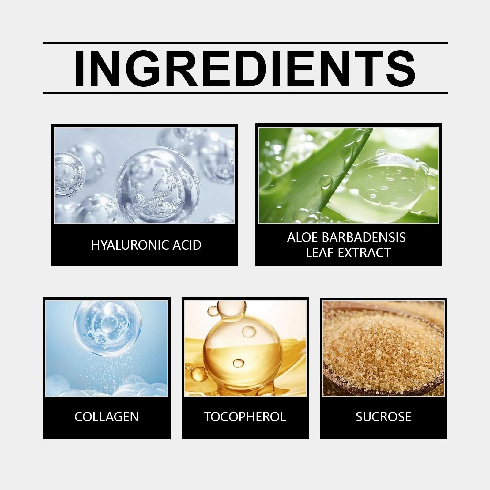 Маска для обличчя колагенова 2 шт, маска-плівка для обличчя, зволожуюча, фото №3