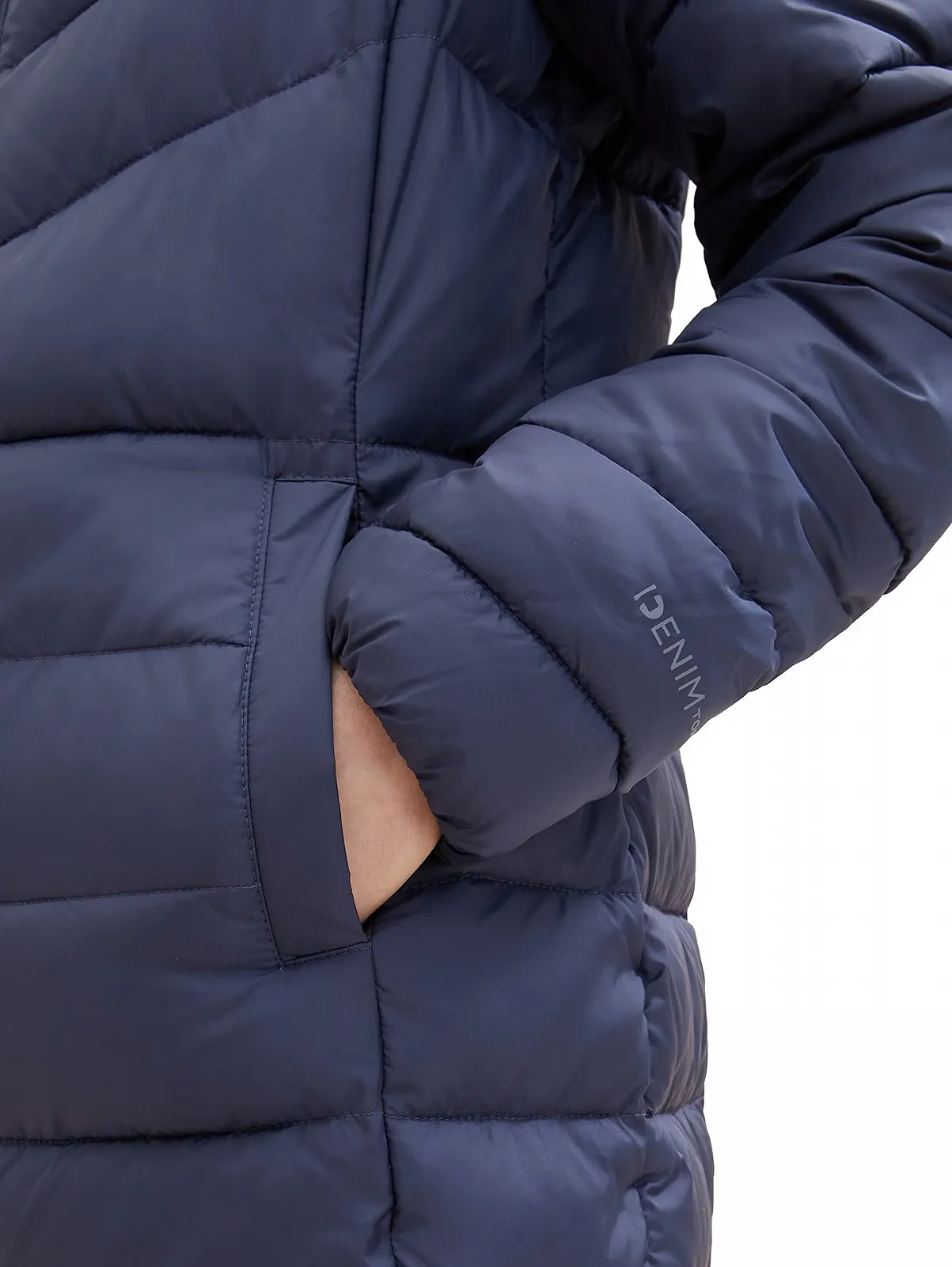 Куртка TOM TAILOR Denim Легка стьобана з капюшоном, фото №6