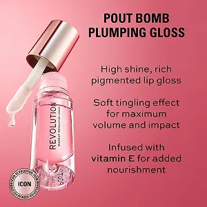 Блеск для губ Makeup Revolution Pout Bomb Doll 4.6 мл synthetic.ua - Фото 1