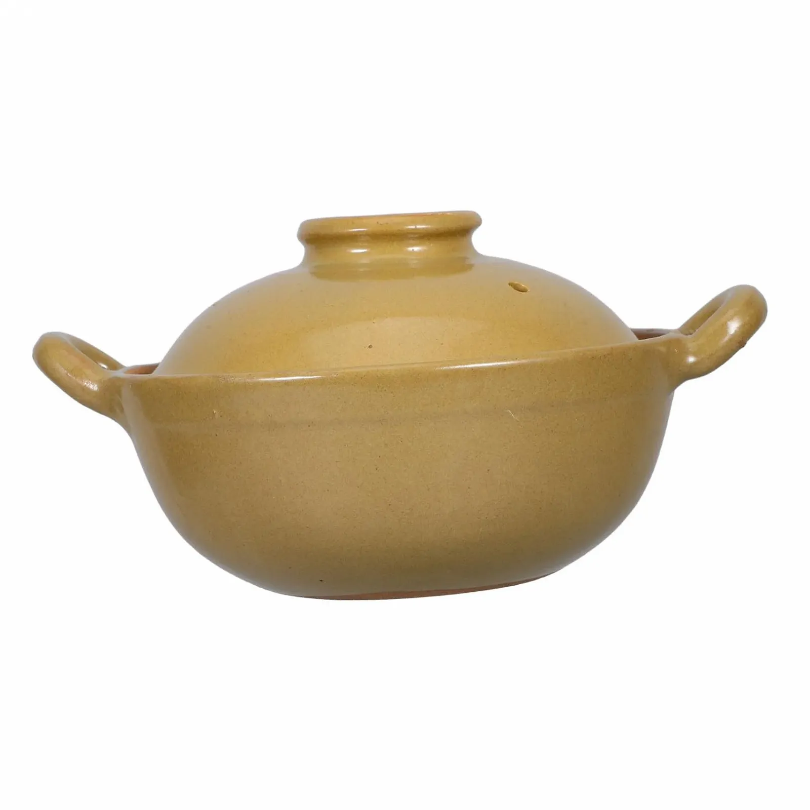 Кастрюля-жаровня VALICLUD керамическая с двойной ручкой термостойкая, фото №1