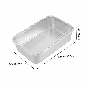 Форма для тирамису прямоугольная из нержавеющей стали с крышкой цена на synthetic.ua - Фото 1 Форма для тирамису прямоугольная из нержавеющей стали с крышкой synthetic.ua - Фото 1