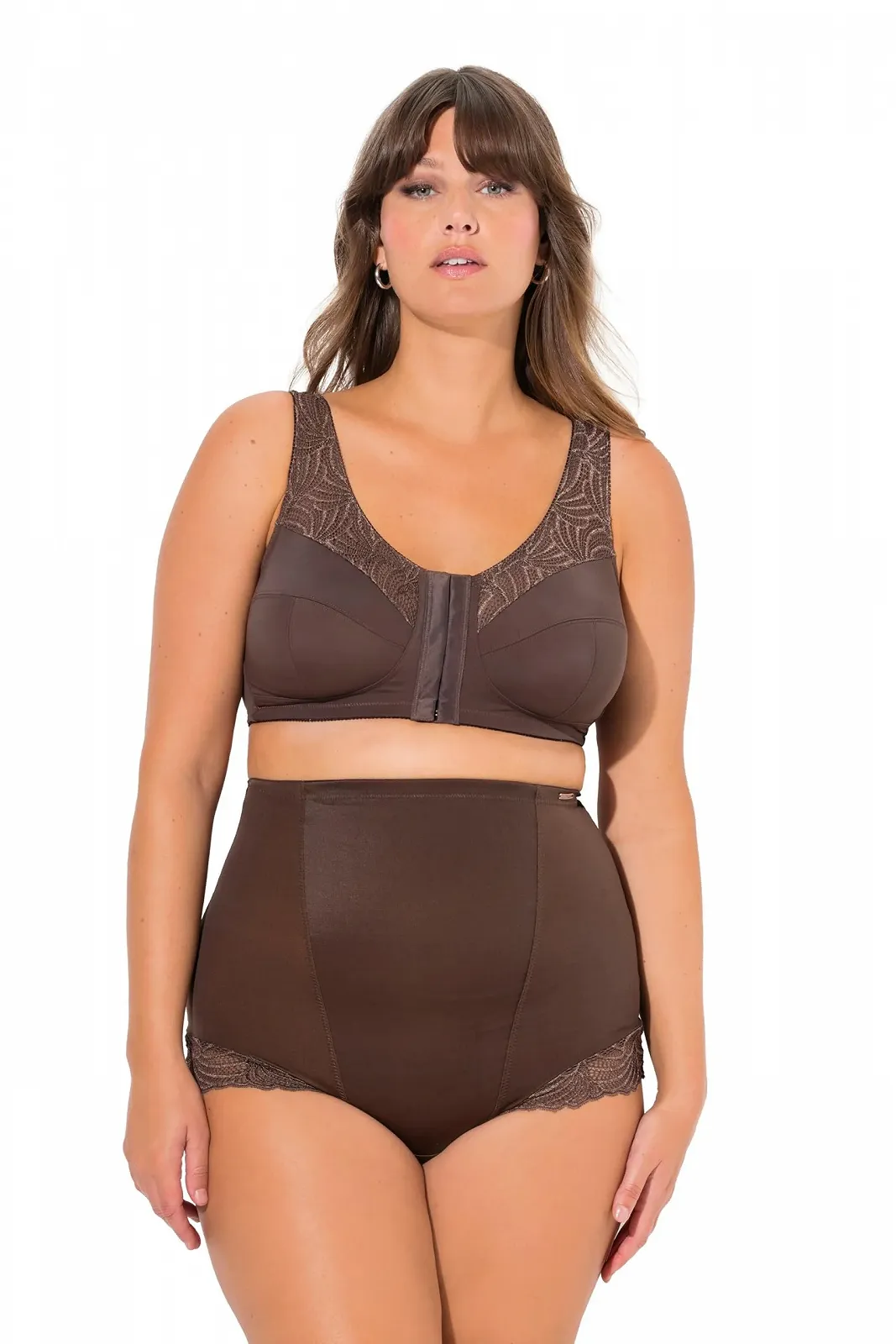 Бюстгальтер Ulla Popken Kelly Fit 801081 Plus Size Curvy Pastel застібка спереду без кісточоr, фото №1 Бюстгальтер Ulla Popken Kelly Fit 801081 Plus Size Curvy Pastel застібка спереду без кісточоr, фото №1