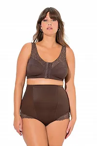 Бюстгальтер Ulla Popken Kelly Fit 801081 Plus Size Curvy Pastel застібка спереду без кісточоr - Фото 1