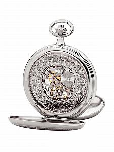 Кишеньковий годинник REGENT Savonnette Skeleton 51 мм Механічний з ручним заводом Римські цифри synthetic.ua - Фото 1