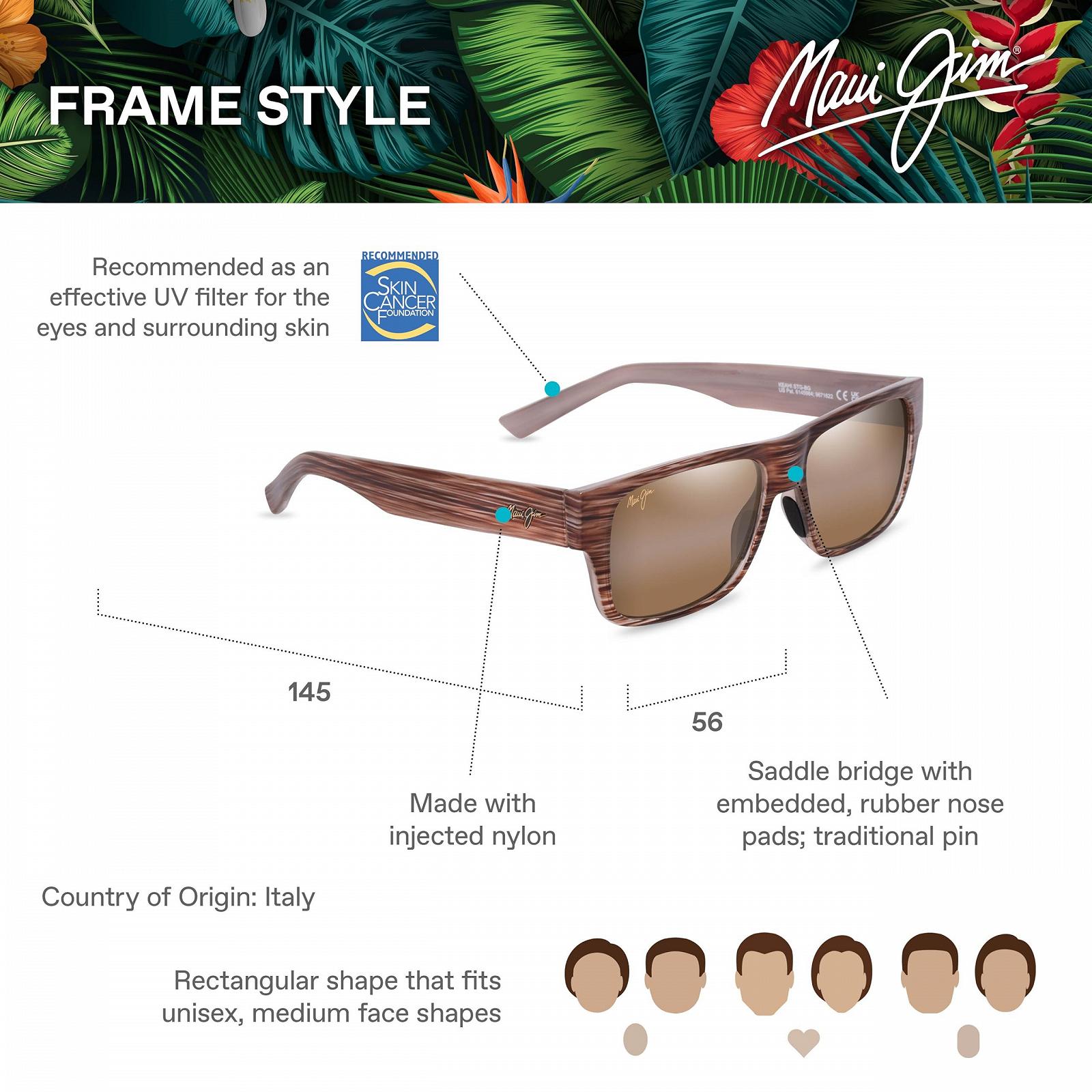 Сонцезахисні окуляри Унісекс Maui Jim Keahi, фото №6