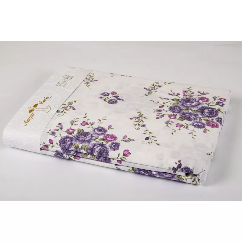 Пододеяльник Amour Paris Linda лиловый евро, фото №2