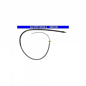 Трос стояночного гальма ATE 24.3727-0339.2 задній правий CITROËN PEUGEOT - Фото 1