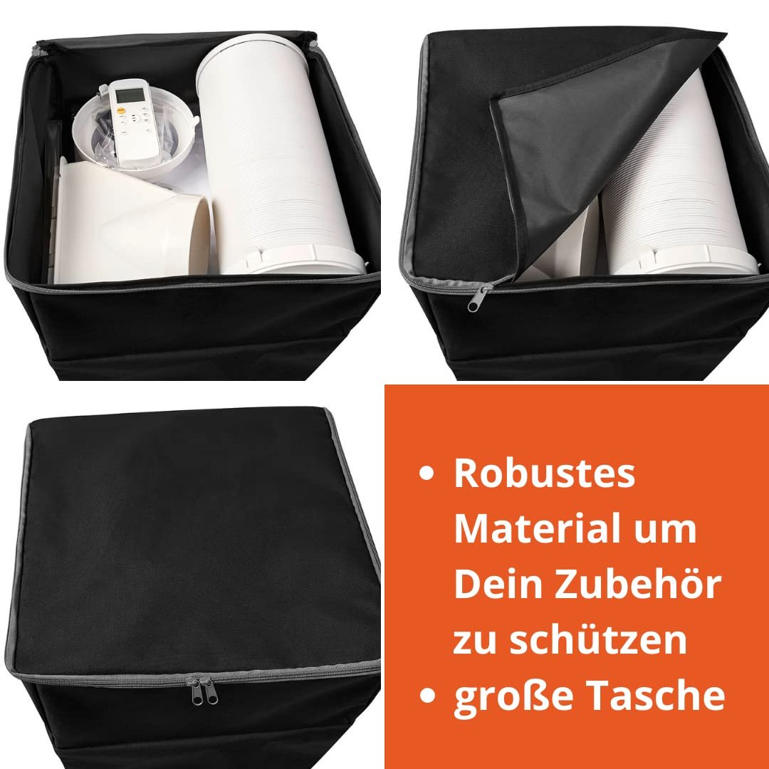 Мобільний кондиціонер Climia CMK 2600 3-в-1 Вентилятор Осушувач Екологічний холодоагент Захисний чохол, фото №4