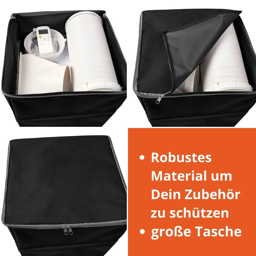 Мобильный кондиционер Climia CMK 2600 3-в-1 Вентилятор Осушитель Экологичный хладагент Защитный чехол, фото №4