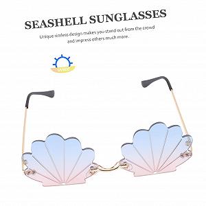 Окуляри Форми Мушлі Garneck Без Обідка У Стилі 90-х synthetic.ua - Фото 1