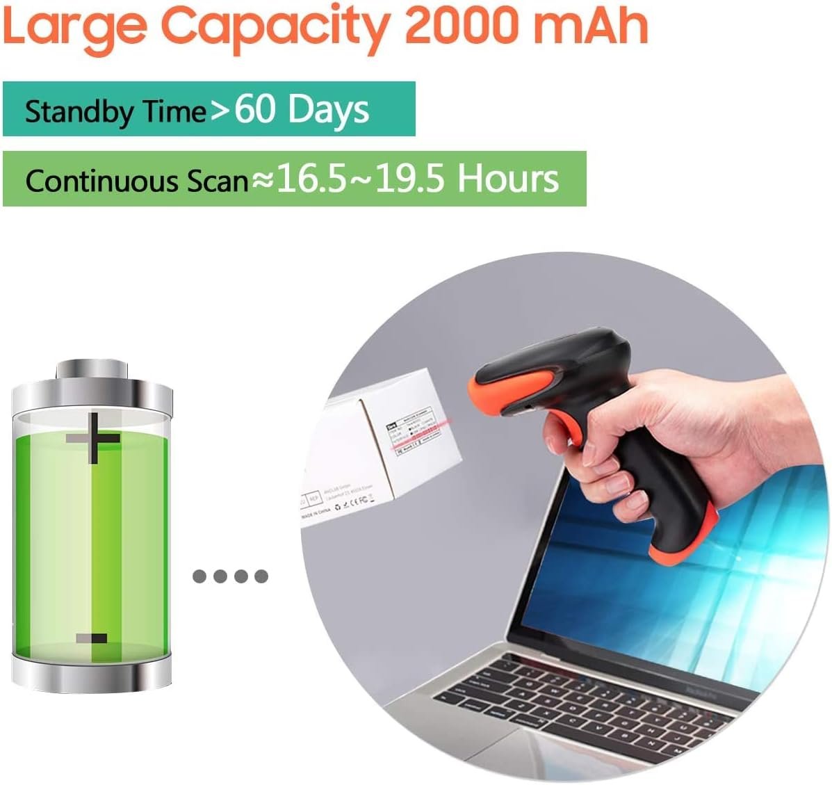 Сканер Tera HW0002-O Чорний-помаранчевий, фото №5 Сканер Tera HW0002-O Чорний-помаранчевий, фото №5