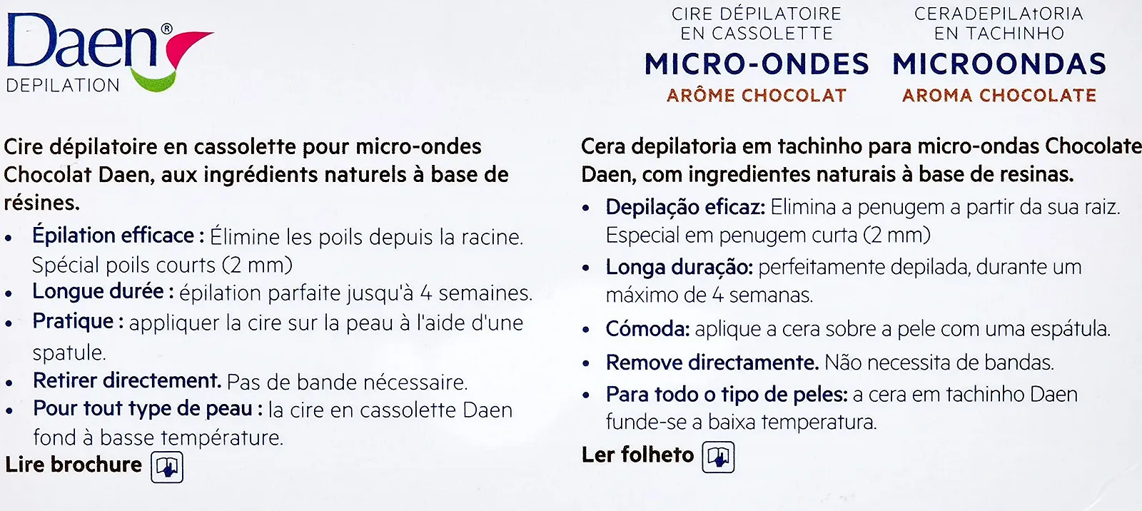 Воск для микроволновой печи Daen Chocolate 100 г, фото №5