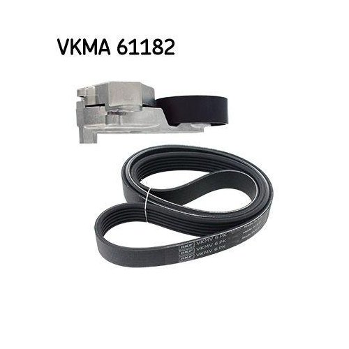Комплект поліклинового ременя SKF VKMA 61182, фото №3