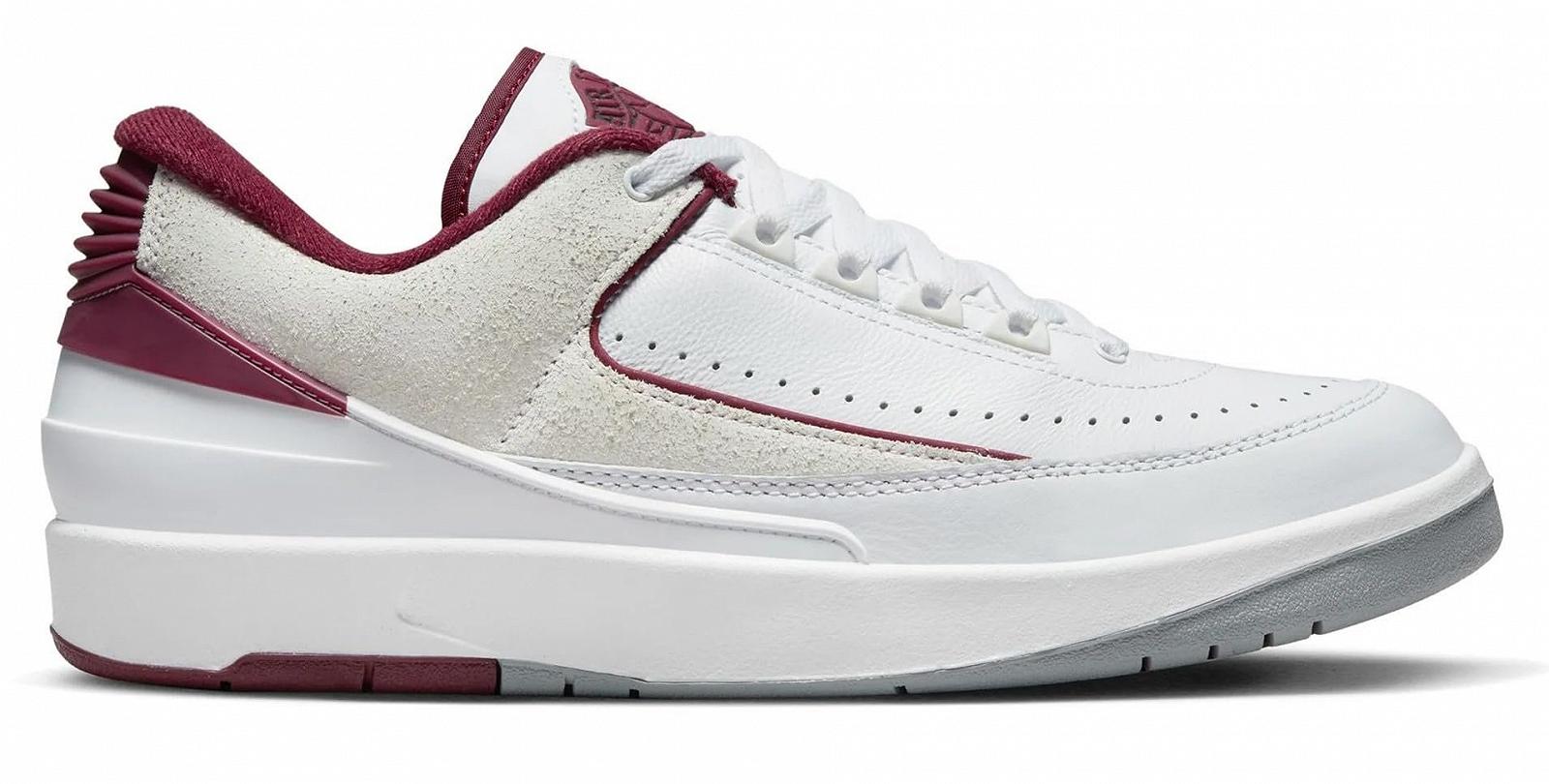 Кросівки Jordan 2 Retro Low Cherrywood White/Cherrywood Red (DV9956 103), фото №6