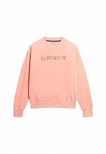Женский Свитшот Superdry Velour Graphic Boxy - Фото 1